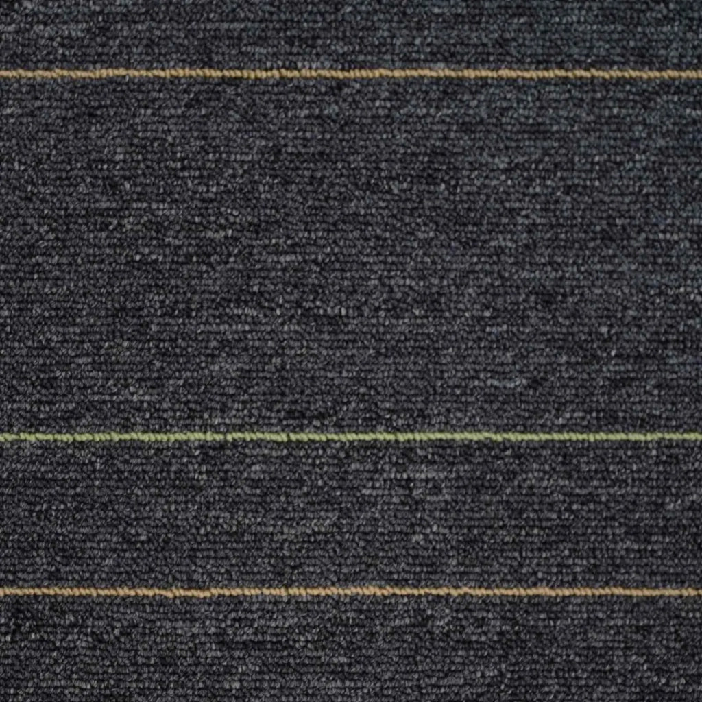 Piastrella per Tappeto Grigio scuro con strisce 50 x 50 cm CFW8972153