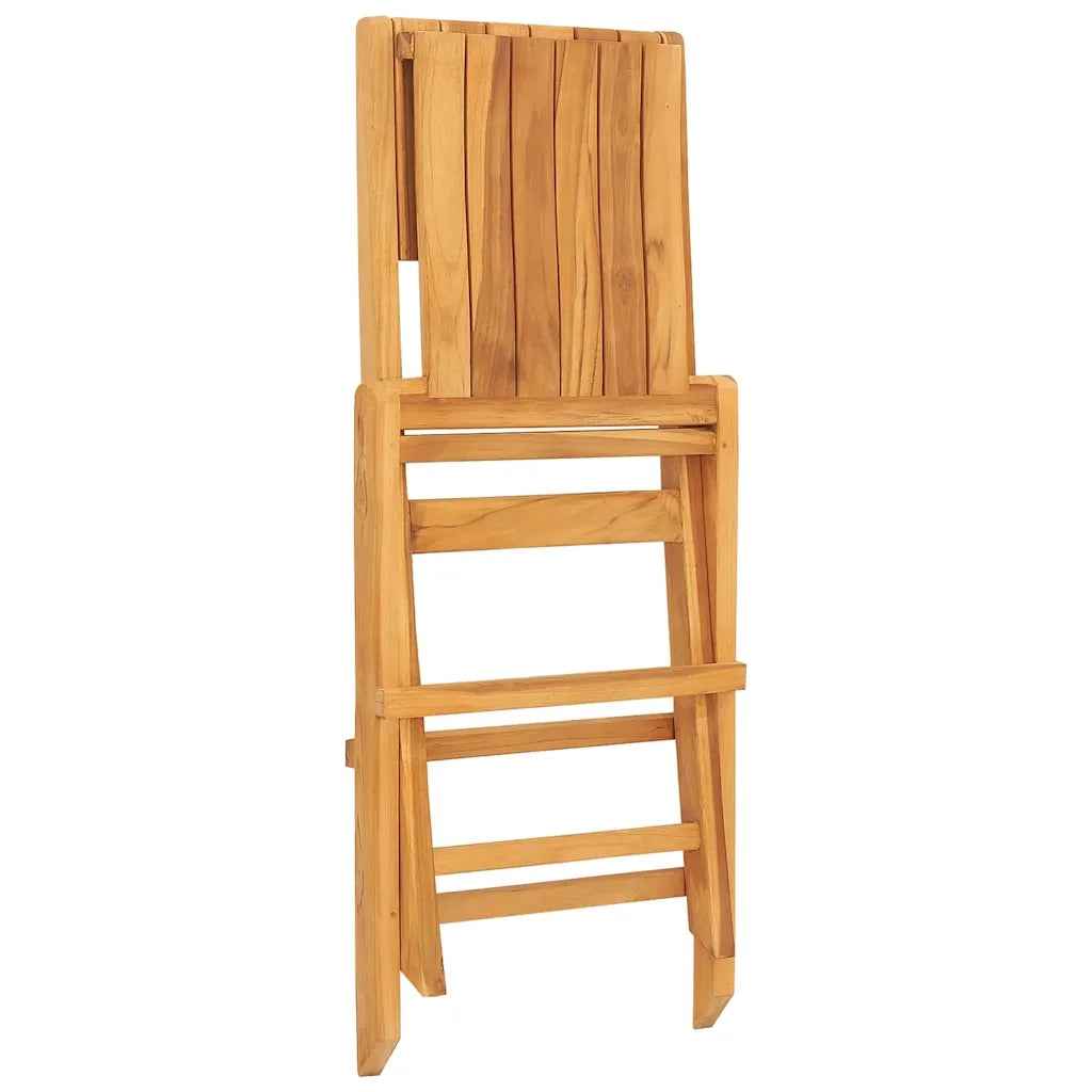 Sedie da Giardino Pieghevoli 4pz 47x61x90cm Legno Massello Teak 3155058