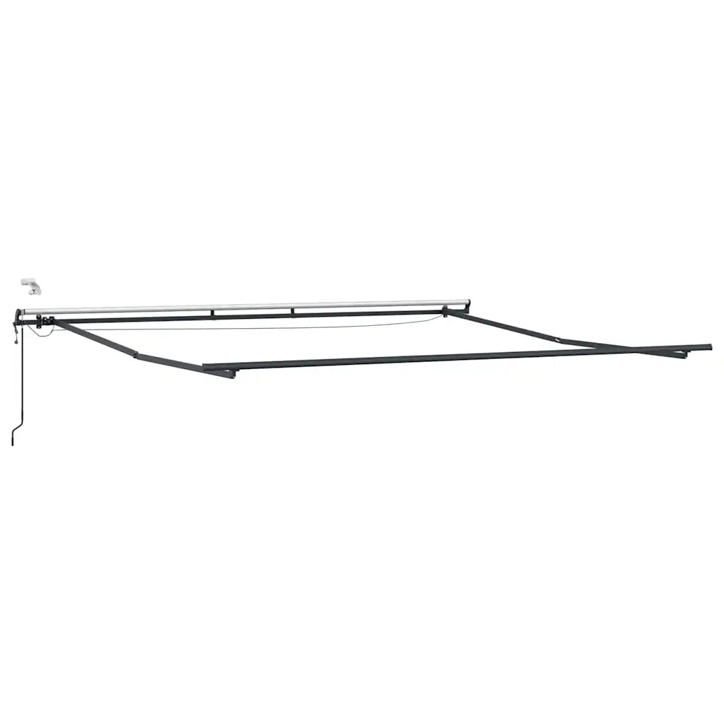Tenda da Sole con Antracite 4 × 3,5 m Metallo 313265