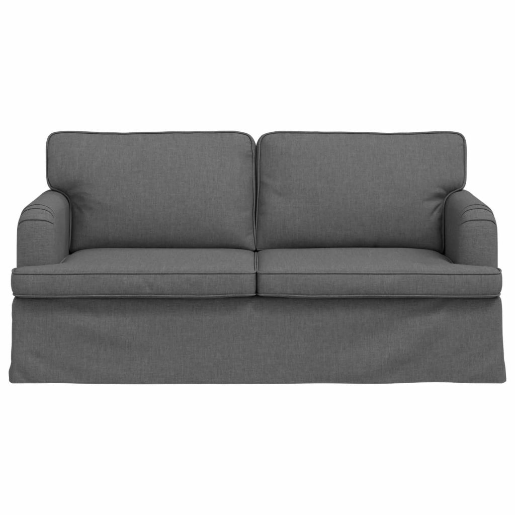 Divano Grigio scuro 142 x 80 x 85 cm Tessuto