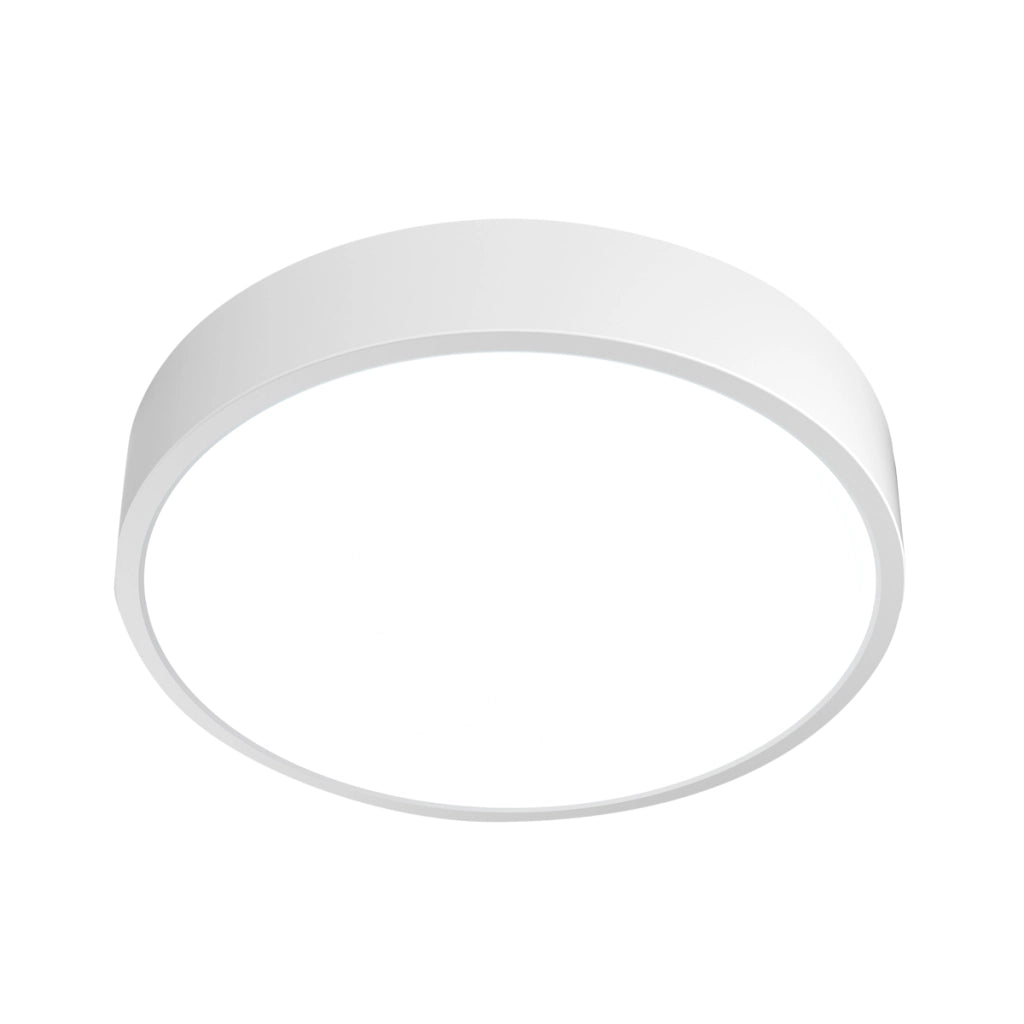 Plafoniera minimal bianca 40cm LED 32W CCT IP44 Italux