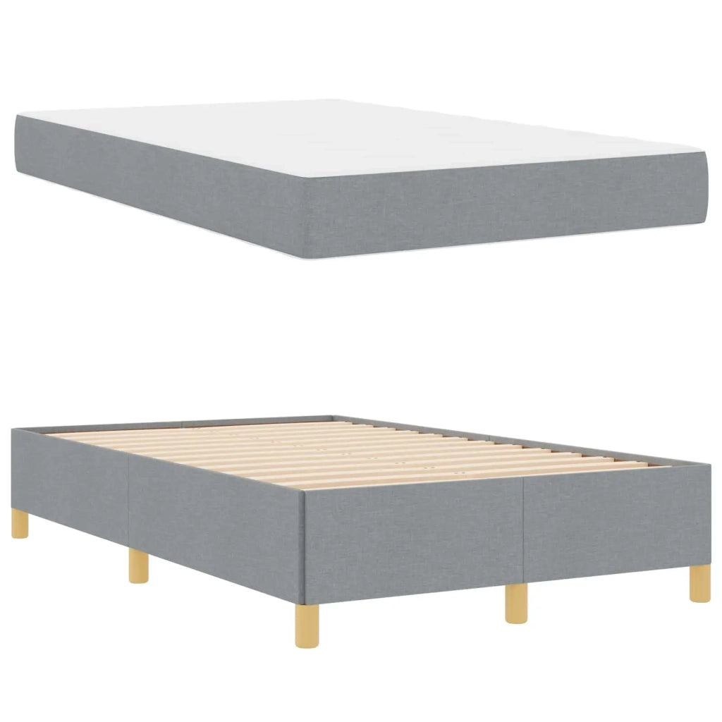 Struttura del letto Grigio chiaro 120 x 200 cm Tessuto 3398927
