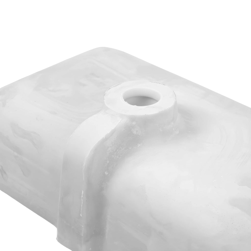 Lavabo ad incasso mineral marmo colore nero opaco mobile composizione bagno *** misure 101x46 cm, confezione 1