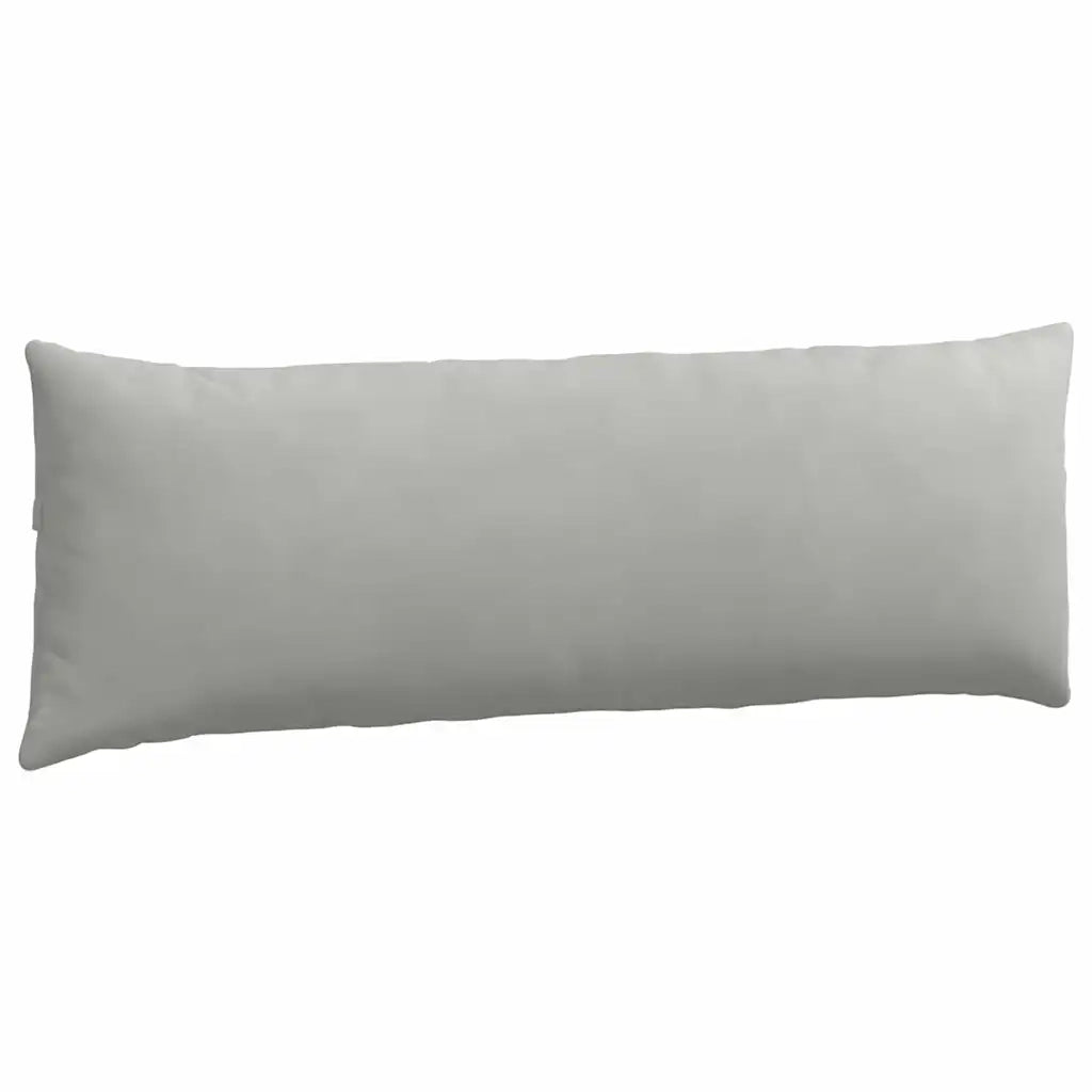 Cuscini da Divano 2 pz | Cuscini per sedie Grigio chiaro 120 x 40 cm Tessuto