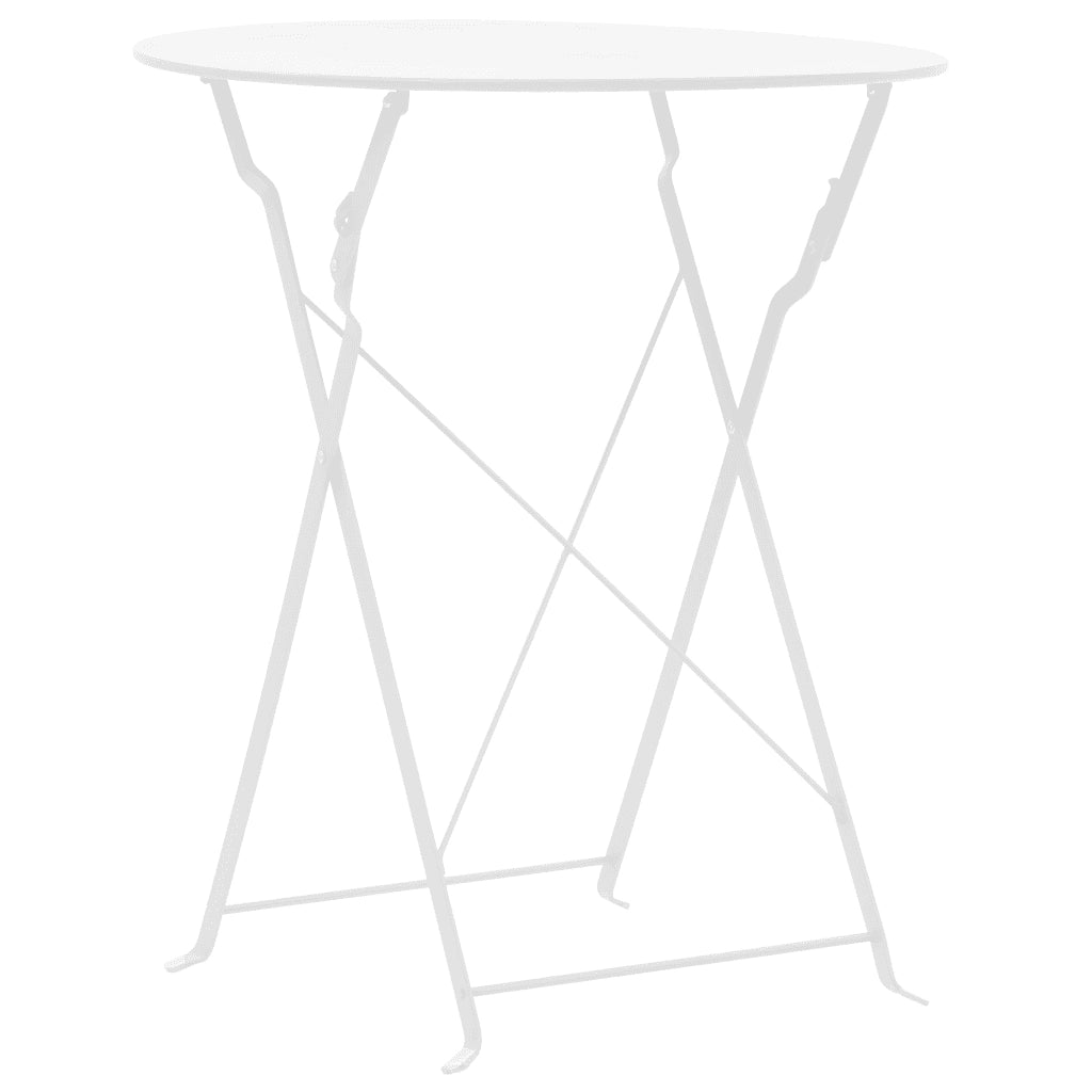 Set da Bistrot 3 pz in Acciaio Bianco 44357