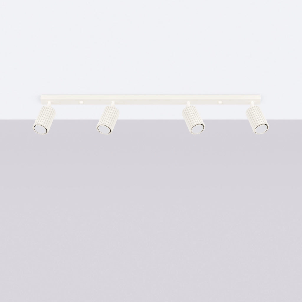 Lampada da soffitto KARBON 4L beige