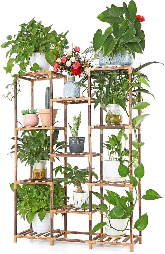 Scaffale Multifunzionale per Fiori per Interno e Esterno - 11 Livelli