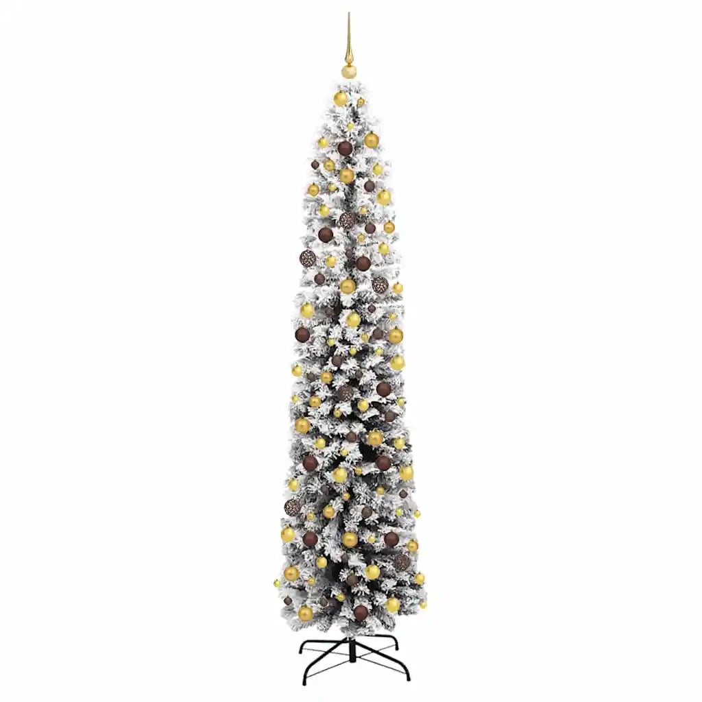 Albero di Natale artificiale con 300 LED Verde 210 cm 3395028
