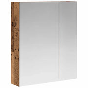 Mobiletto per specchio da Bagno | Armadio da bagno Legno vecchio 60 x 14,5 x 70 cm