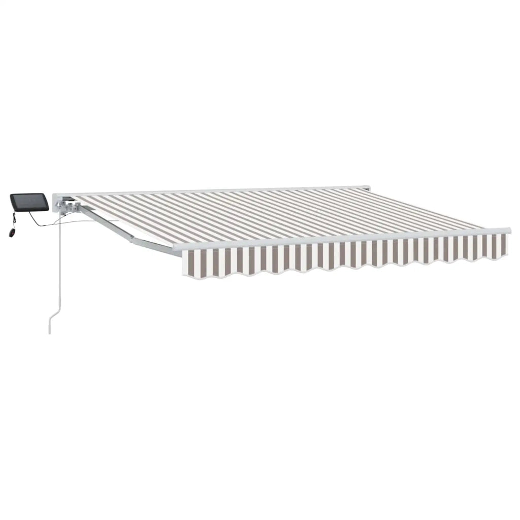 Cornice per Tenda Manuale con LED 5 × 3,5 m 3426447