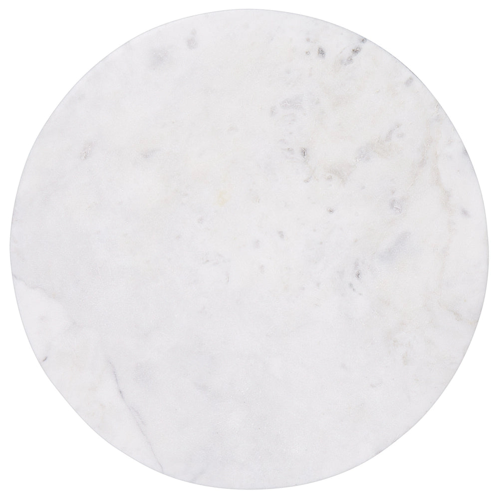 Alzata decorativa elegante per torte di marmo intagliato bianco supporto dolci