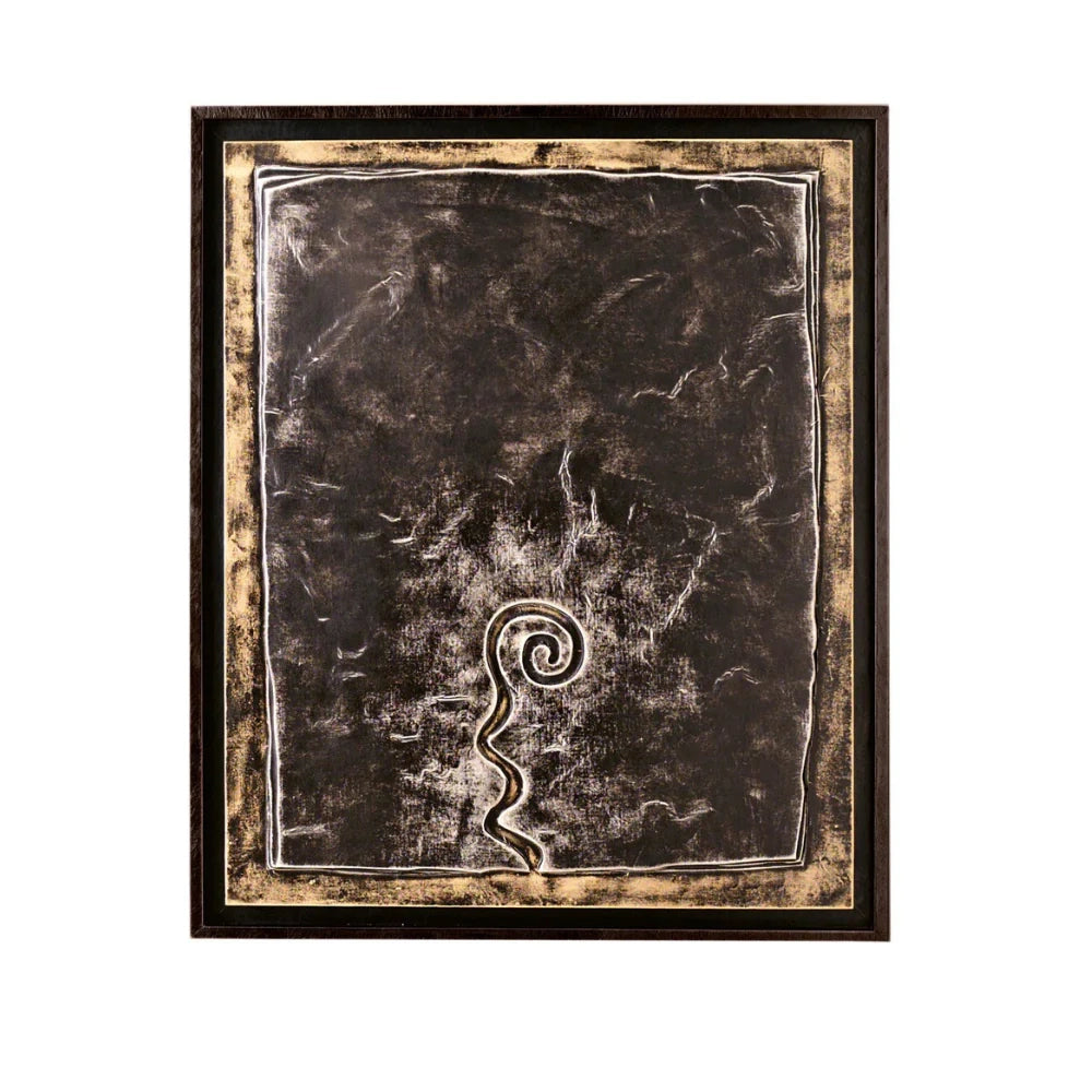 Olio su tela da parete swirl 100x120 cm design moderno | Duzzle