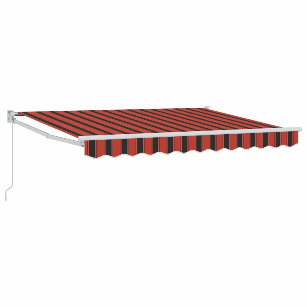 Tenda retrattile manuale Arancione, Nero e Giallo 3 x 2 m 3418889