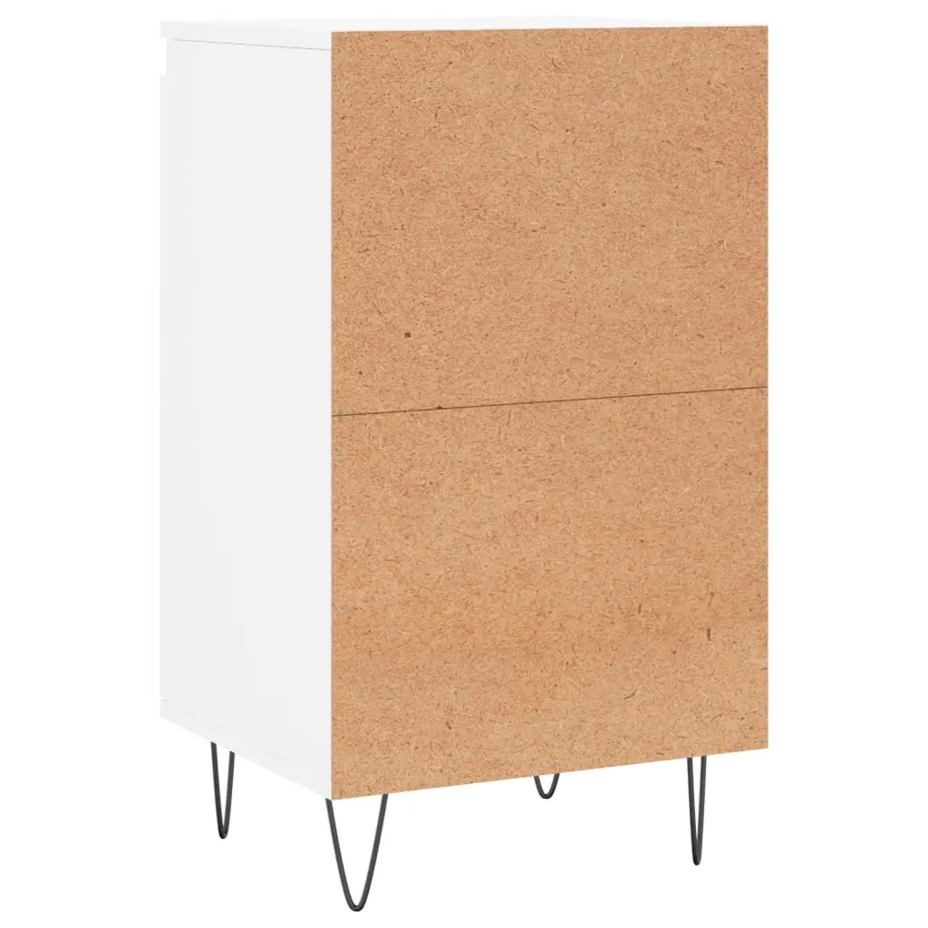 Credenze 2 pz Bianche 40x35x70 cm in Legno Multistrato 831053