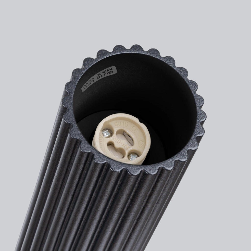 Lampada da soffitto KARBON 10 nero