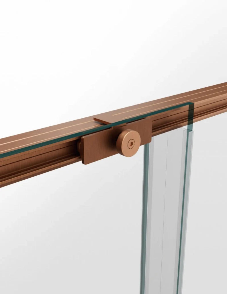 Box doccia ABANTE (TWENTY) 1+1 con lato fisso laterale 115x75 cm Rame