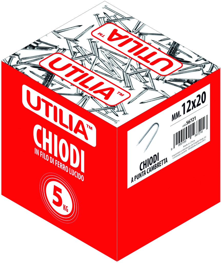 Utilia CHIODO A PUNTA CAMBRETTA mis. 16x30 mm. 5.00 kg