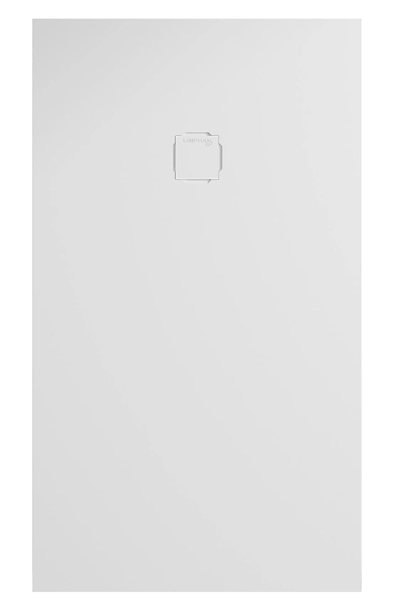 Piatto doccia rettangolare 90X140 cm effetto liscio marmoresina HARMONY Bianco