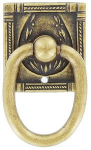 MANIGLIA ANTICH. FLORANCE 33x57 mm