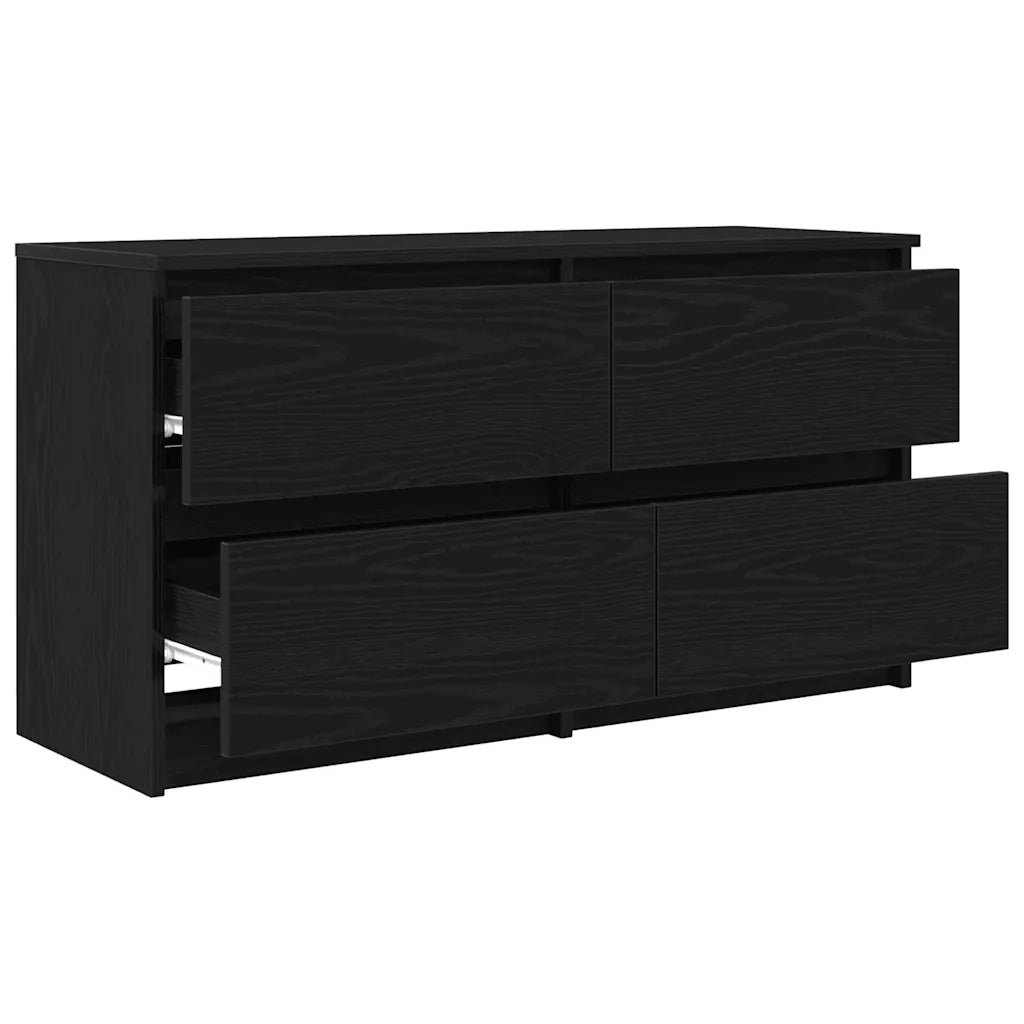 Mobile TV | Armadietto TV | Mobile Porta TV Nero 100x35x54 cm in Legno Multistrato
