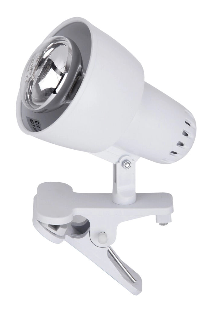 Lampada da comodino con clip bianca E14 Rabalux 4356
