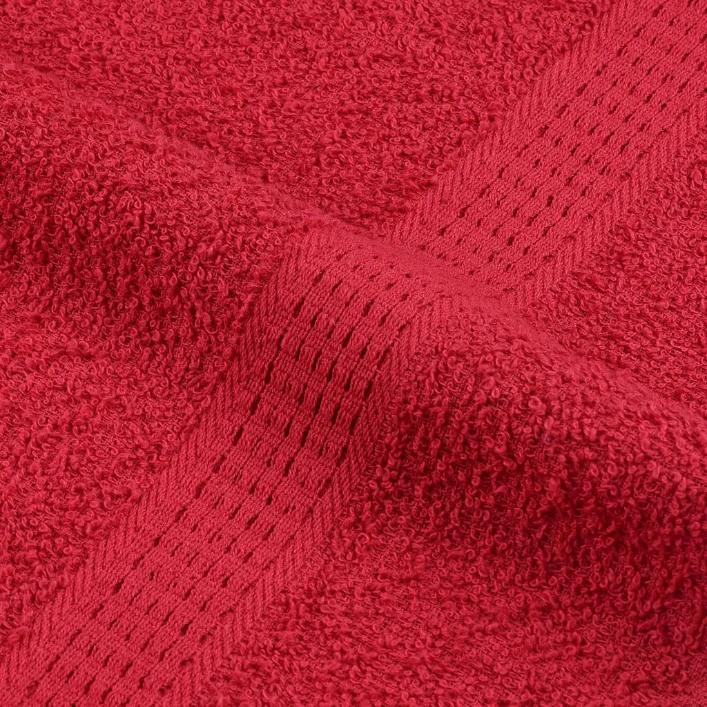 Asciugamani per sauna FROGN 10 pezzi Rosso 80x200 cm 360 g/m2