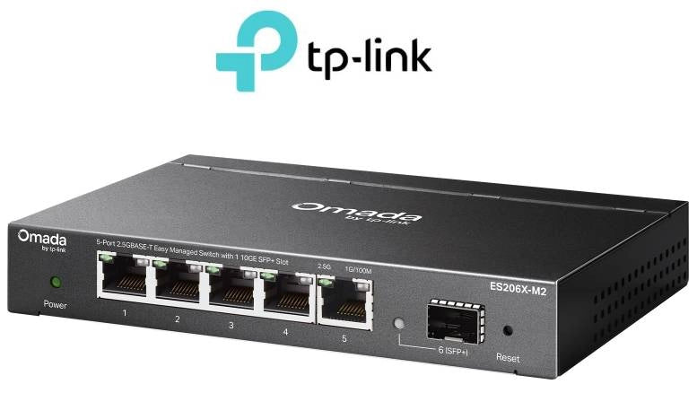 SWITCH OMADA 5-PORTGB EASY MANAGED 5XGB RJ45P DESKTOP STEEL INTEG SDN