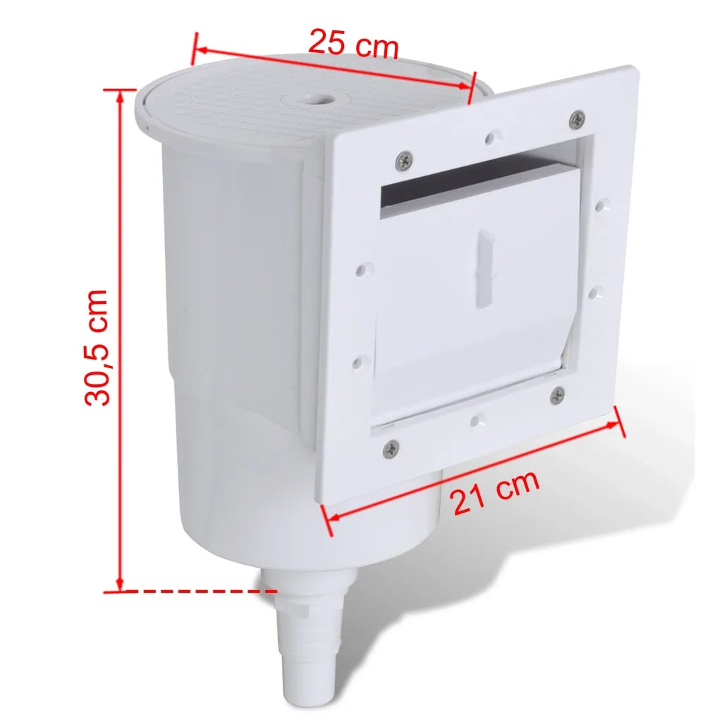 Skimmer per Piscina Set 8 pz 21x25x30,5 cm 90399