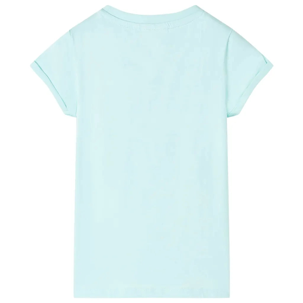 Maglietta da Bambina Acqua Chiaro 140