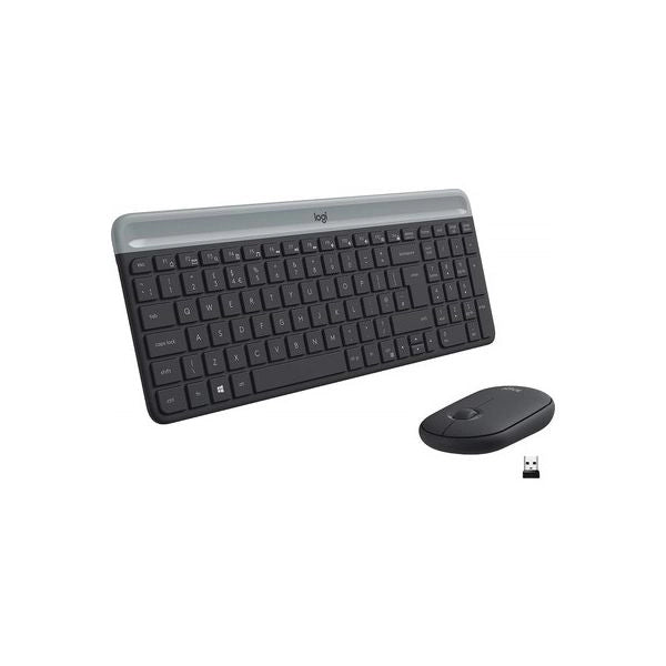 Tastiera wireless con mouse logitech mk470 slim graphite - 920009196