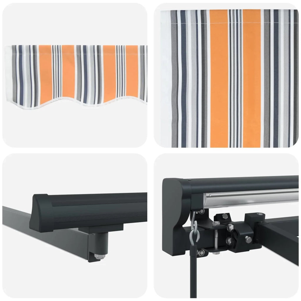 Cornice per Tenda Manuale con LED 4,5 × 3 m 3420886