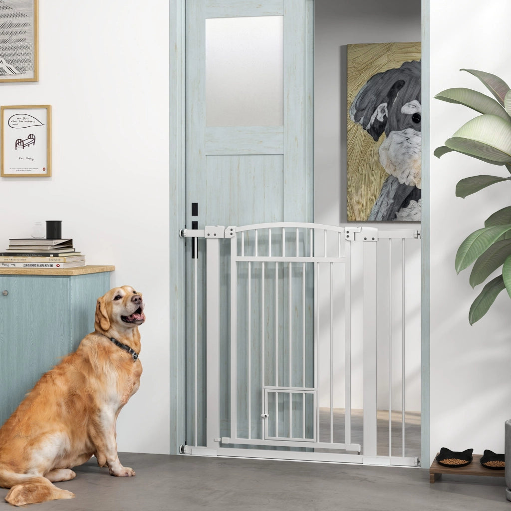 Barriera di sicurezza per cani ¨C Minimal ¨C Bianco 76-104 cm