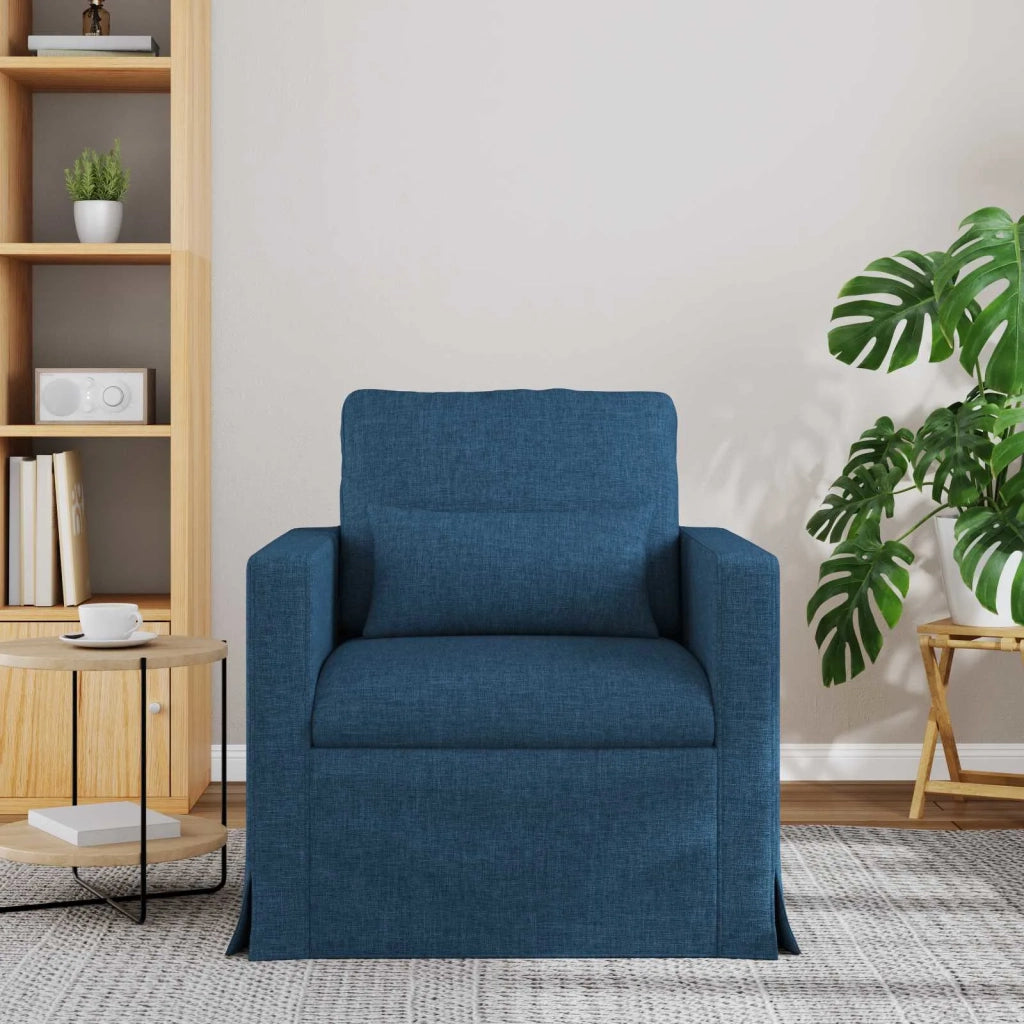 Divano Blu 78 x 78 x 80 cm Tessuto 42024354
