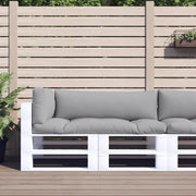 Cuscini per Pallet 3 pz Grigi in Tessuto 360945