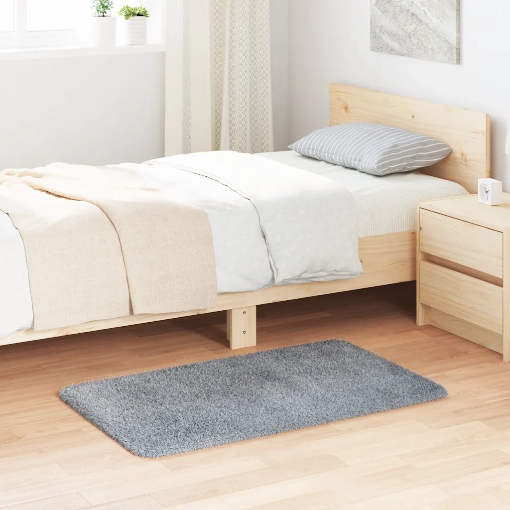 Tappeto del soggiorno | Tappeto Shaggy a Pelo Lungo NAVARRA Grigio Chiaro 60x100 cm