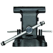 Gedore R93800150 Morsa da banco girevole con ganasce 150 mm forza serraggio 25 kN mandrino tubi 13,5-56 mm colore Nero