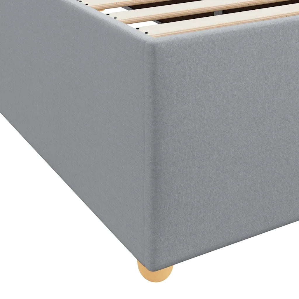 Struttura del letto-Giroletto Grigio chiaro 90 x 200 cm Tessuto 794290