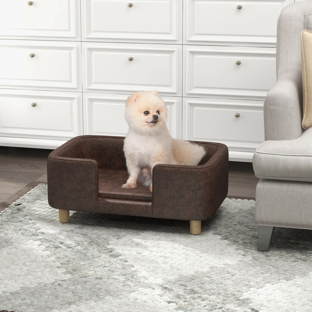 Divano per cani ¨C Minimal ¨C 74x48,5x31 cm marrone