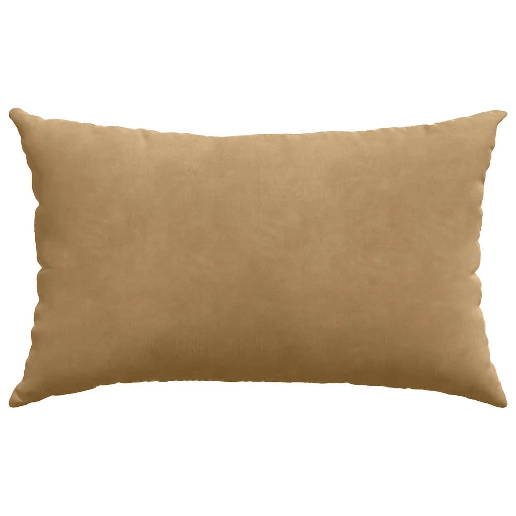 Cuscini da Divano 2 pz-Set di 2 Cuscini per Sofa Marrone 50 x 30 cm Tessuto in Cords