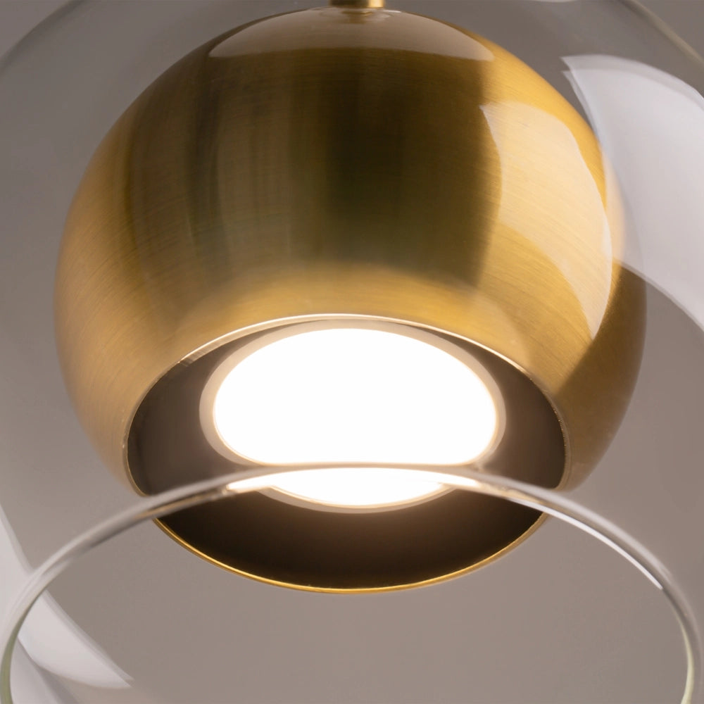 Maytoni Lampada a Sospensione Moderna Ros 1 Luce GU10 ottone metallo