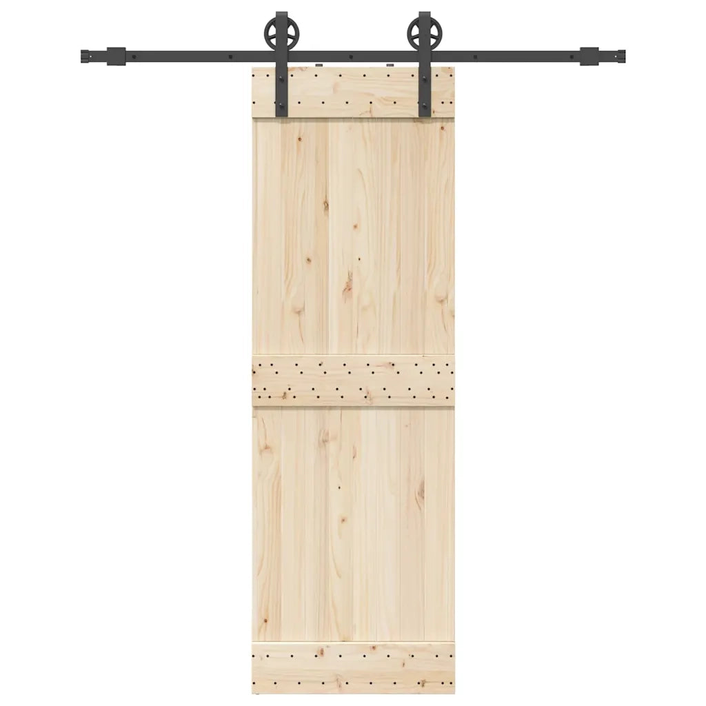 Kit di Binari per Porte Scorrevoli 183 cm Acciaio Nero CFW8026630