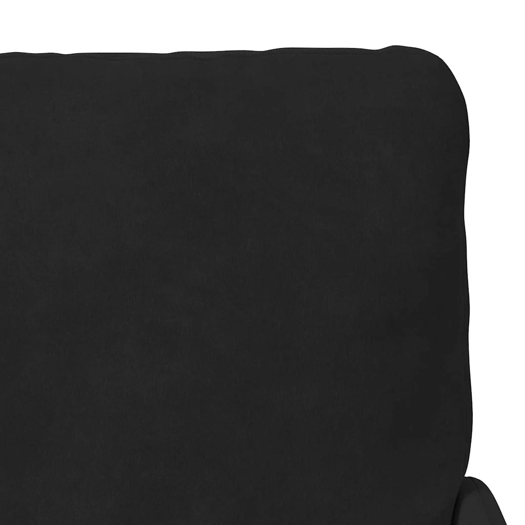 Divano | Divano da soggiorno | Sofa con cuscino 55cm Nero Legno compensato