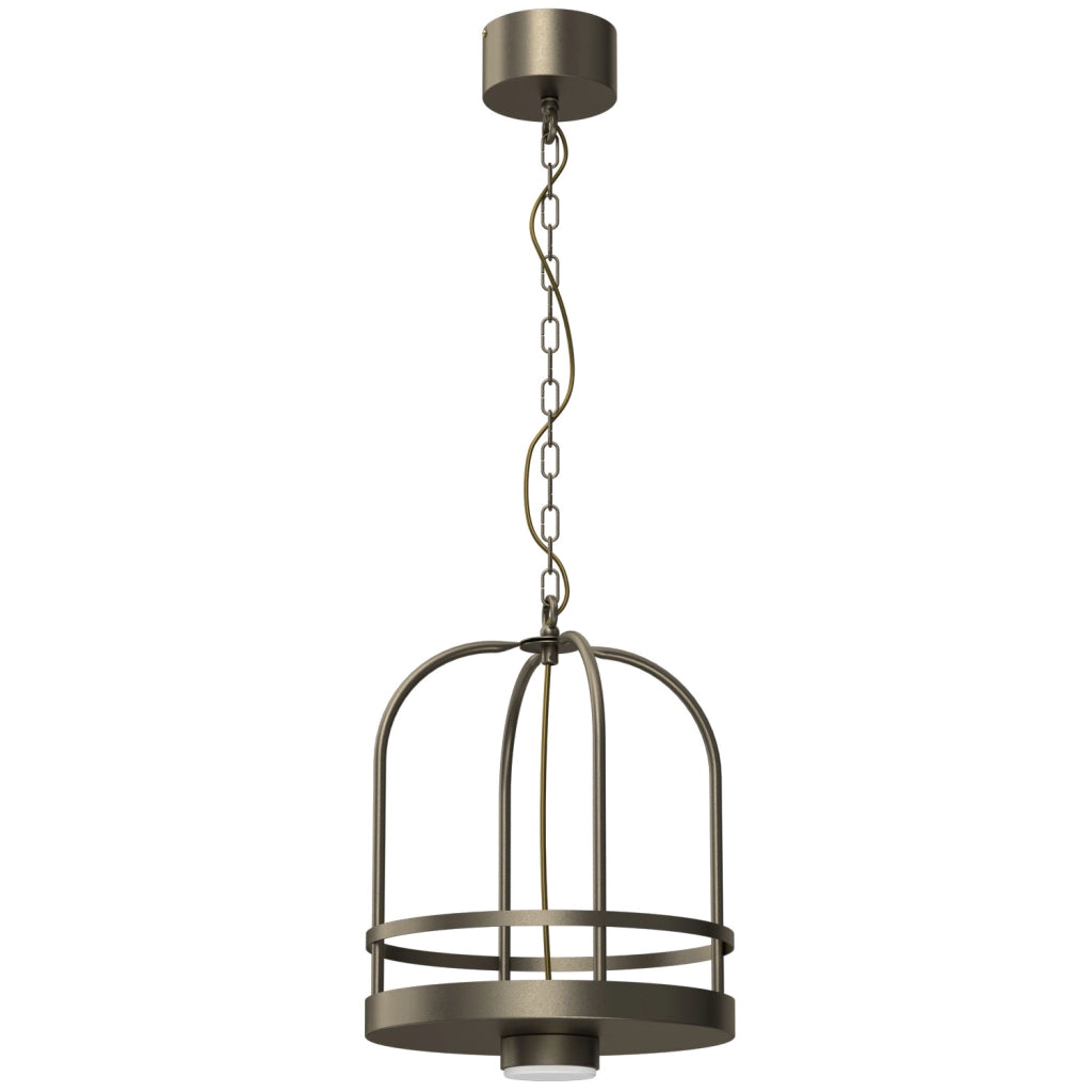 Lampada sospesa Zona industriale 1xGX53 bronzo titanio