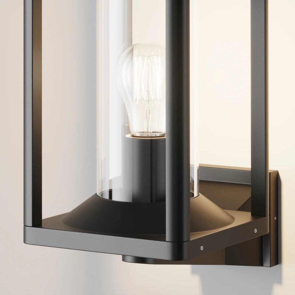 Maytoni applique moderna Cell 1 luce E27 IP65 grafite alluminio diffusore termoplastica