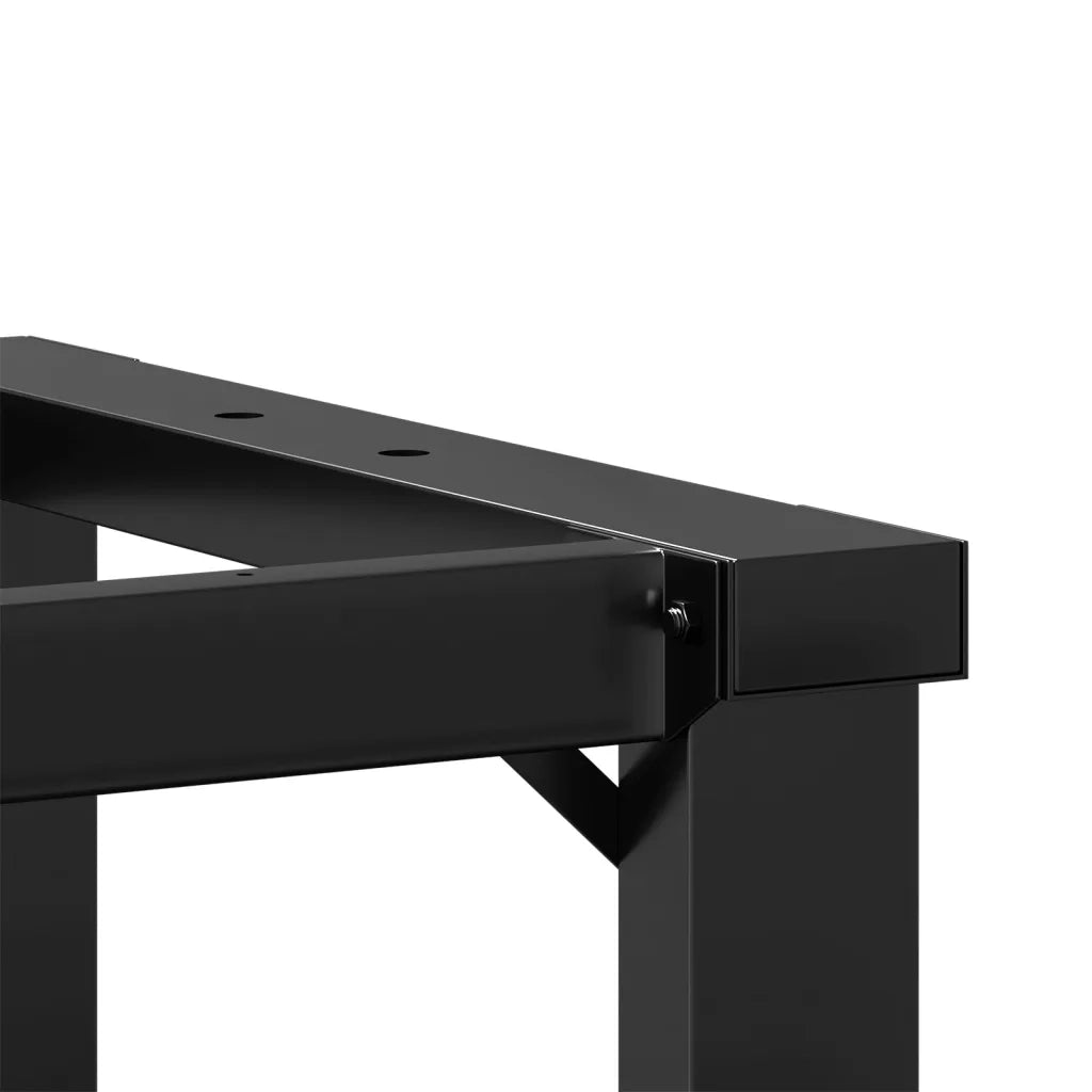Telaio Gambe a O per Tavolino da Salotto 70x30x43 cm in Acciaio
