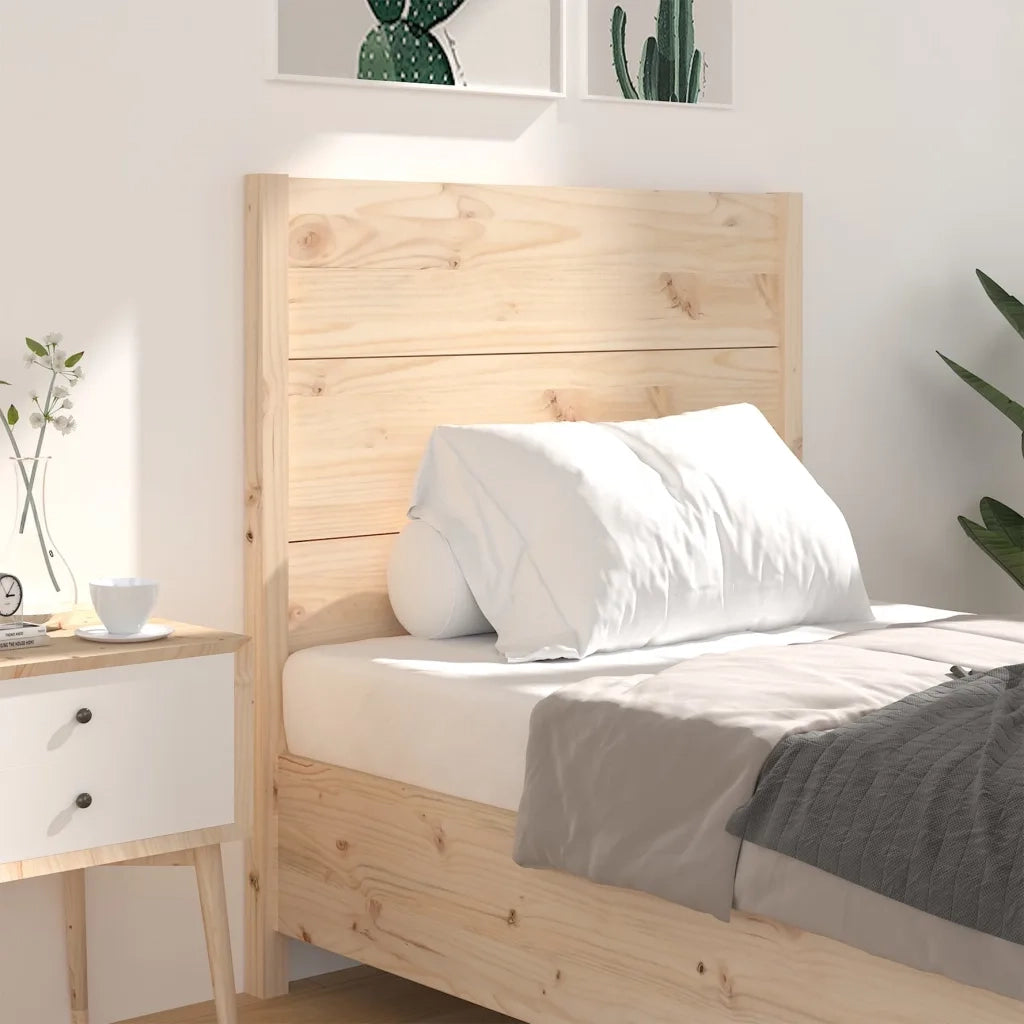 Testiera | Testata per Letto 96x4x100 cm in Legno Massello di Pino