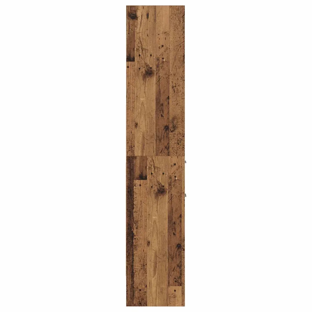 Armadio per Libri Legno vecchio 40 x 35 x 180 cm 875439
