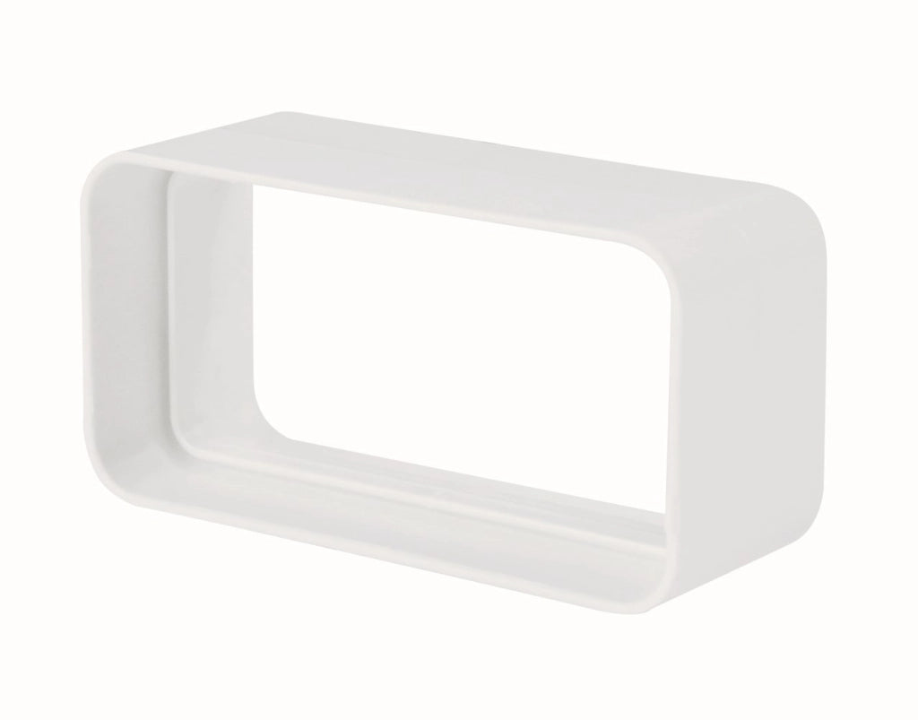 Giunto rettangolare 55x110mm bianco per cappe