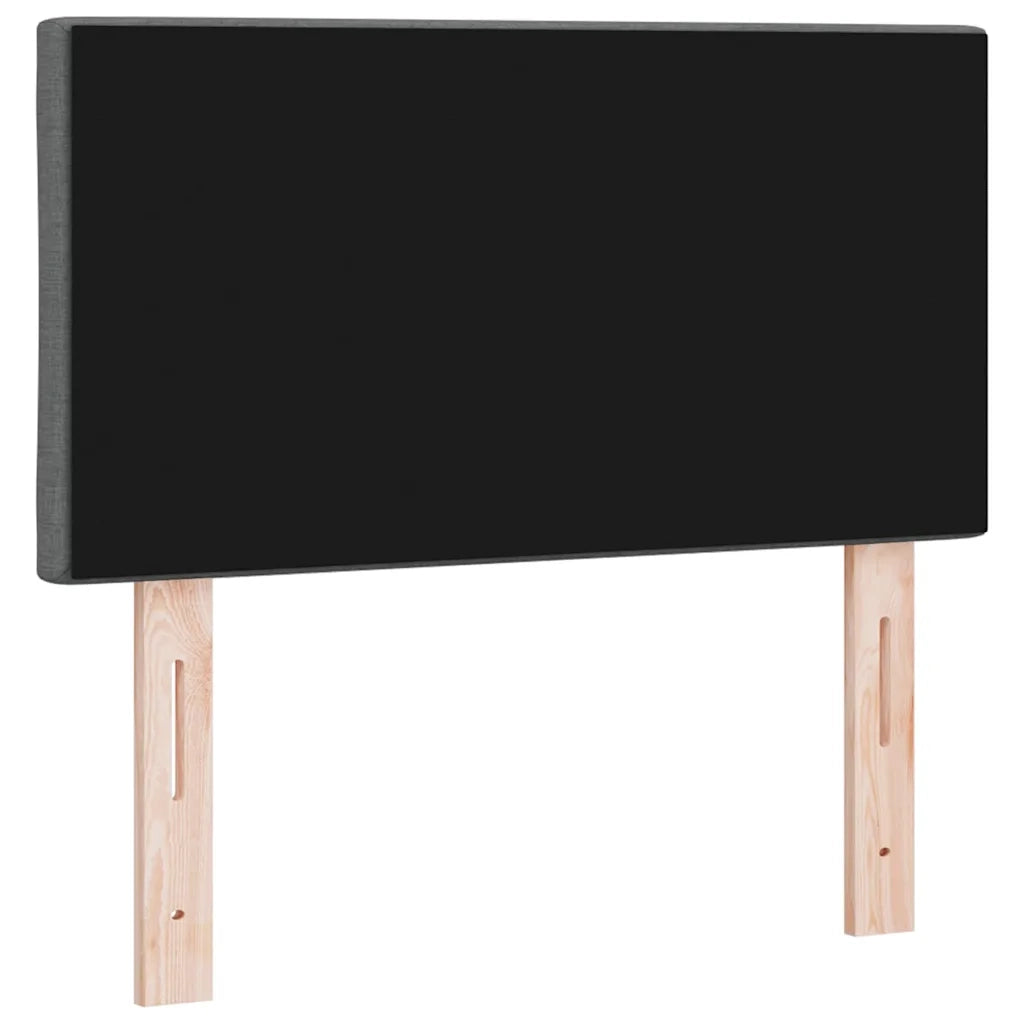 Testiera con luci a strisce a LED-Testata Grigio 80 cm Tessuto