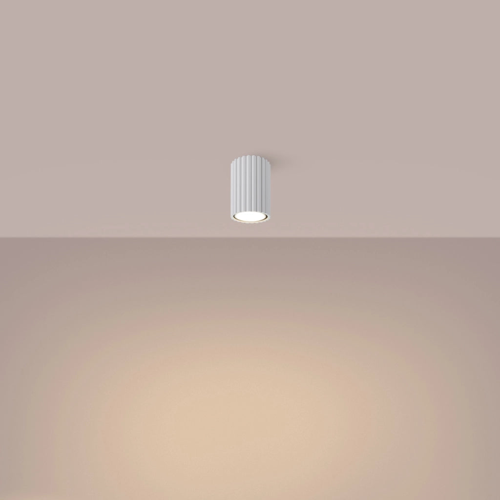 Lampada da soffitto KARBON 10 bianco